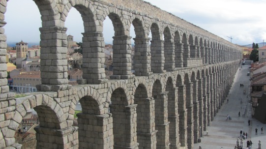 El gran Acueducto romano de Segovia