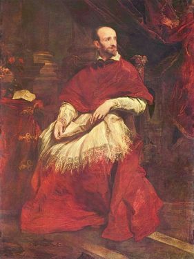 Anton van Dyck, Retrato del Cardenal Guido Bentivoglio. Siglo XVII.