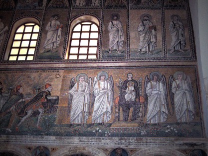 Arte Bizantino. Apolinar, magos y virgen
