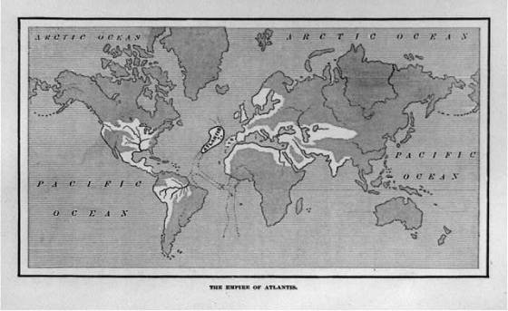 Imperio de Atlántida según  Ignatius Donnelly