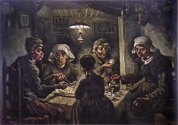 Vincent van Gogh, Los comedores de patatas. 1885.
