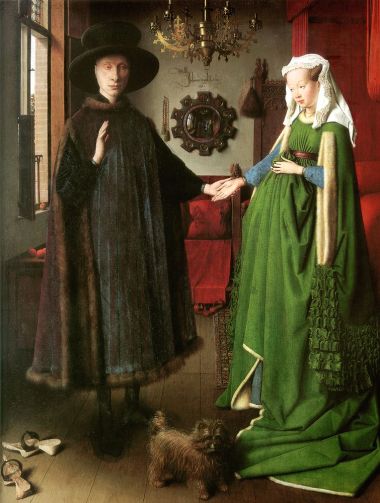 Jan van Eyck, El matrimonio Arnolfini 1434.