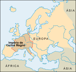 Imperio de Carlomagno o Europa Medular