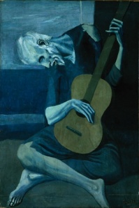 Pablo Picasso, Viejo con Guitarra. 1903.